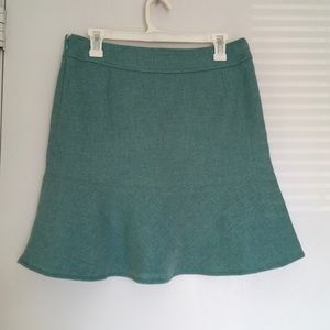 Wool blend skirt